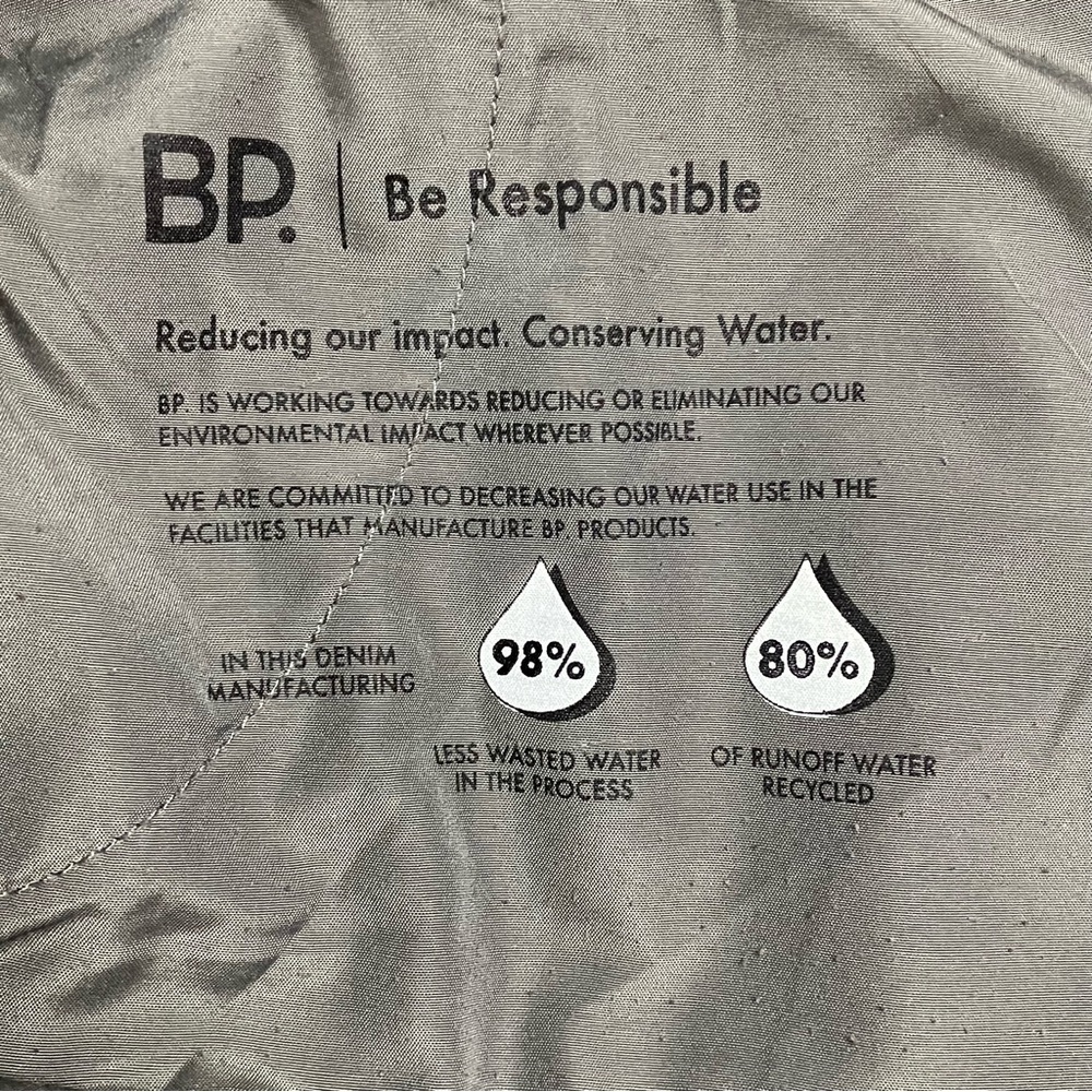 BP Mens Cotton Blend Joggers SZ XL Gray Elastic Waist Drawstring Stretch Pockets - Picture 8 of 9